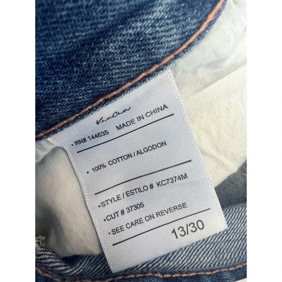 Kancan Size 13/30 Medium Wash Dixon Ultra High 90’s boyfriend Jeans NEW! - Picture 6 of 6